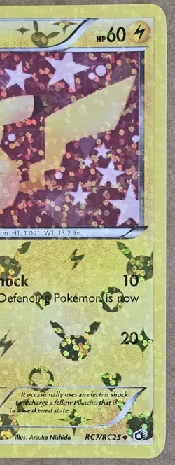 Pikachu Legendary Treasures Radiant Collection HOLO Pokemon Card 2013 RC7/RC25 - Image 4