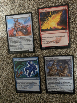 Magic the Gathering MTG Modern Horizons 2 Lot of 4 Uncommon Cards *INK MISPRINT* - Image 1