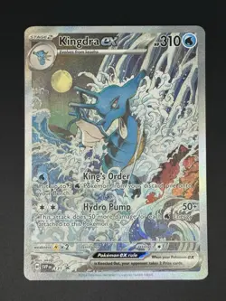 Kingdra ex 131 TCG Scarlet & Violet Black Star Promo Holo Pokemon Card - NM - Image 1