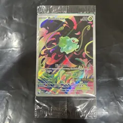Pokemon TCG Mega Evolutions Stamped Promo Card - Bulbasaur 133/132 - NM - SEALED - Image 1