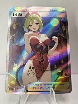 Irida Full Art Pokemon Halloween Anime Waifu ACG DIY Trainer Art card - Image 1