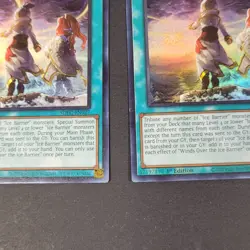 Yugioh - 2x Winds Orer the Ice Barrier - SDFC-EN0402- 1st - NM 2021 - Ultra Rare - Image 3