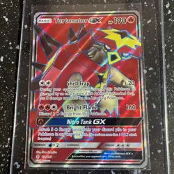 Pokemon Turtonator GX Guardians Rising Holo Full Art Ultra Rare Card 131/145 B13 - Image 1