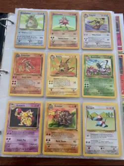 Vintage Pokemon TCG Lot 360+ WOTC era cards: Base Set, Holos, + Other Old Cards - Image 2