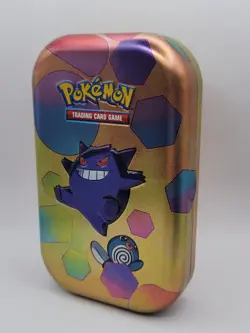 Gengar & Mimikyu GX 53/181 + : Lot of 14 TCG Gengar Cards, Tin, and Sleeves - Image 5