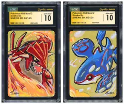 Pokemon CGC10 AUTO AUTH *2 Spare Card Sineko So Signed 2023 Old Maid Japanese - Image 1