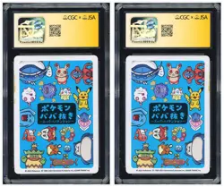 Pokemon CGC10 AUTO AUTH *2 Spare Card Sineko So Signed 2023 Old Maid Japanese - Image 2