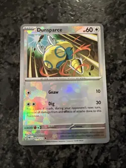 Pokemon Card Dunsparce 079/131 Master Ball Prismatic Evolutions Near Mint - Image 1