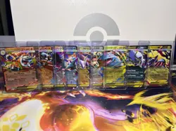 pokemon TCG Mega evolution full ex set- all 9 double rear ex cards NM - Image 1
