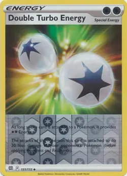 Double Turbo Energy 151/172 Reverse Holo | Brilliant Stars | Pokemon Card - Image 1