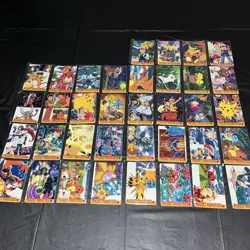 Pokemon Vintage Pocket Monsters Vending HOLO Prism Sticker (36 Cards) Charizard! - Image 1