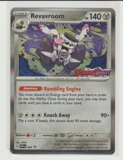 Revavroom Prerelease Promo Pokemon Card SVP 008 - Image 1