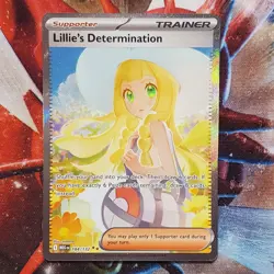 Lillie's Determination 184/132 - SIR - Mega Evolution - Pokemon Card - Lot #253 - Image 2