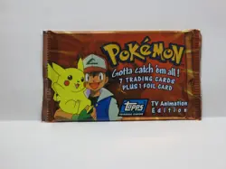 Pokemon Topps Trading Cards TV Animation Edition: Series 1 (1 Sealed Pack) - Image 3