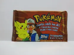 Pokemon Topps Trading Cards TV Animation Edition: Series 1 (1 Sealed Pack) - Image 4