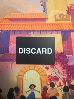Disney Lorcana - Discard Error Card Factory Misprint Bold Lettering SSP - Image 1