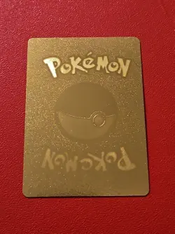 Machamp VHP 220 Revenge Buster Seismic toss Gold Foil Fan Art Pokemon Card - Image 2