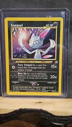 Pokemon Lot of 8 Vintage 1st Edition Cards M-NM Unplayed Neo & Gym Series NHolo. - Image 5