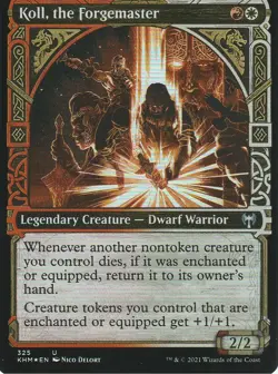 MTG Koll, the Forgemaster showcase foil PACK FRESH!! Kaldheim ~SGE~ - Image 1