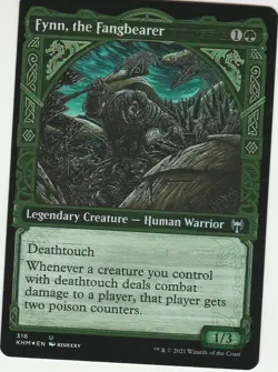 MTG Fynn, the Fangbearer showcase foil PACK FRESH!! NM!! Kaldheim ~SGE~ - Image 1