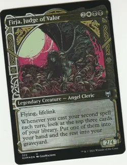 MTG Firja, Judge of Valor showcase foil PACK FRESH!! Kaldheim ~SGE~ - Image 1
