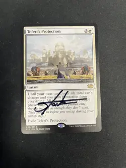 Teferi's Protection Artist Signed Chase Stone Double Masters 2022 MTG - Image 1