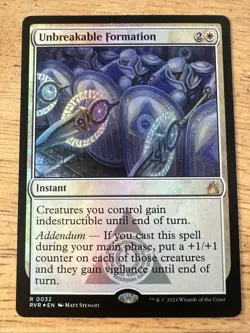 Unbreakable Formation Ravnica Remastered Foil (Near Mint or Better) - Image 1