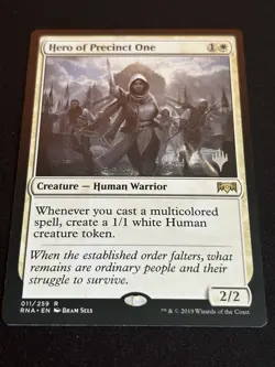 1x Hero of Precinct One - Promo Pack: Throne of Eldraine (PPELD) Magic MTG - Image 1
