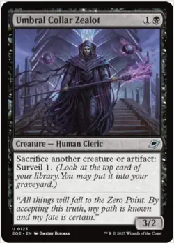 Umbral Collar Zealot (Regular, #123, NM) Edge of Eternities (EOE), MTG - Image 1
