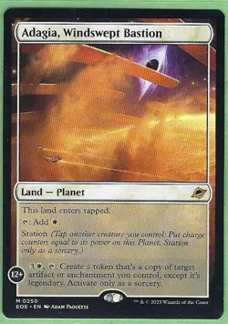 MTG Magic the Gathering Adagia, Windswept Bastion EOE Mythic Rare NM #250 - Image 1