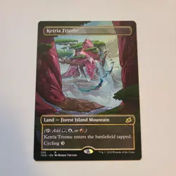 Magic the Gathering - Ketria Triome (Borderless) - Ikoria: Lair of Behemoths NM - Image 1