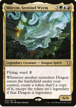 MTG MIIRYM, SENTINEL WYRM Battle for Baldur's Gate **NM/M** - Free Shipping!!! - Image 1