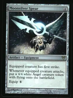 Magic: The Gathering - Prerelease Cards Moonsilver Spear 217 Promo Foil - Image 1