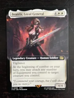 MTG Final Fantasy English Beatrix, Loyal General Extended Art 0426 Non-Foil - Image 1