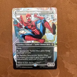Spectacular Spider-Man (Borderless) Marvel's Spider-Man R0014 Magic Mtg - Image 1