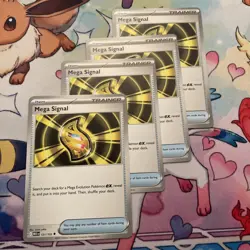 4x - Mega Evolution English: Mega Signal - #121/132 Pokemon TCG PLAYSET - Image 1