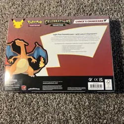 Pokemon 25th Anniversary Celebrations Lance's Charizard V Collection New Sealed 820650809392 - Image 2