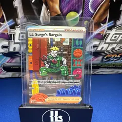 Lt. Surge's Bargain SIR Mega Evolution 185/132 Pokemon TCG - Image 1