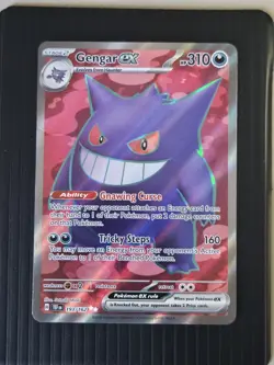 Pokemon TCG Gengar ex 193/162 Temporal Forces Ultra Rare (DMG) - Image 1