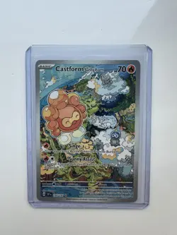 Castform Sunny Form 195/191 Illustration Rare Surging Sparks Pokemon - Image 1