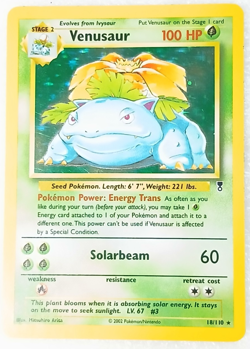 Pokemon Venusaur 18/110 - Legendary Collection Holo Rare - LP - Image 1