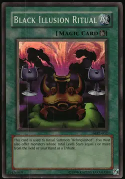 Yu-Gi-Oh! - Magic Ruler Black Illusion Ritual 2002 MRL-051 Super Rare Unlimited - Image 1