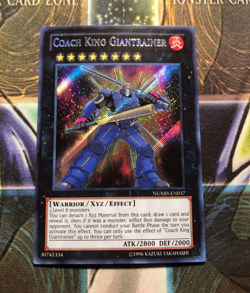 *** COACH KING GIANTRAINER *** SECRET RARE NUMH-EN037 YUGIOH! - Image 1