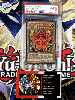 Yugioh PSA 10 The Creator EEN-ENSE2 Secret Rare PROMO - Image 1