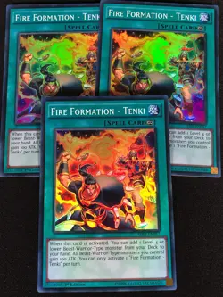 Yugioh Fire Formation Tenki THSF-EN057 1st Super x3 (NM) - Image 1