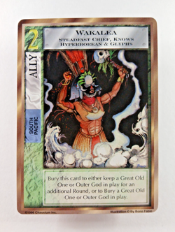 Wakalea - Mythos CCG card (1996 Chaosium) Ally, South Pacific Cthulhu Lovecraft - Image 1