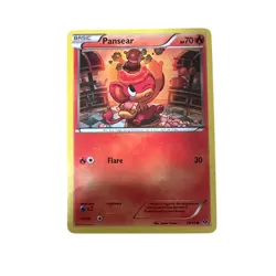 Pansear 18/99 Common Pokemon Card Emerging Powers Collection - Image 1