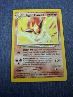 Pokemon TCG Light Flareon Card 46/105 Neo Destiny Regular - Image 1