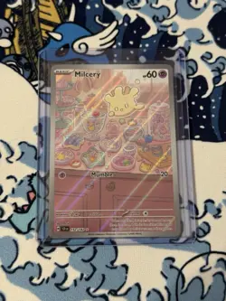 Milcery 152/142 Pokemon TCG Stellar Crown Illustration Rare Holo Card NM/Mint - Image 2