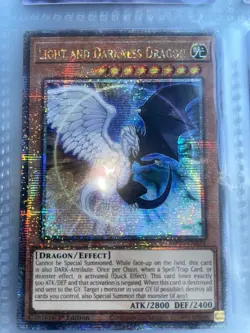 Light and Darkness Dragon Quarter Century Secret Rare Card MP24-EN003 Yugioh - Image 2